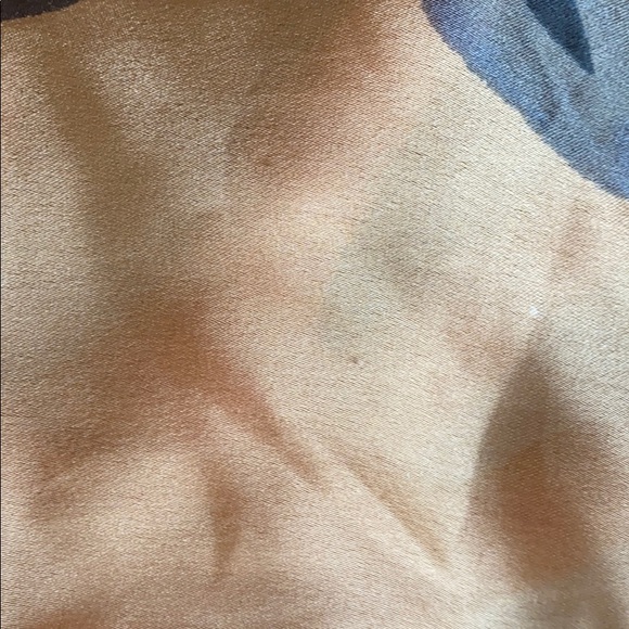 INC Big Rose Floral Print Oblong Scarf Black - Picture 6 of 7